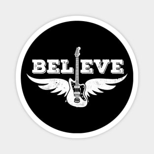 Believe Guitar Wings Offset Style Electric Guitar Magnet